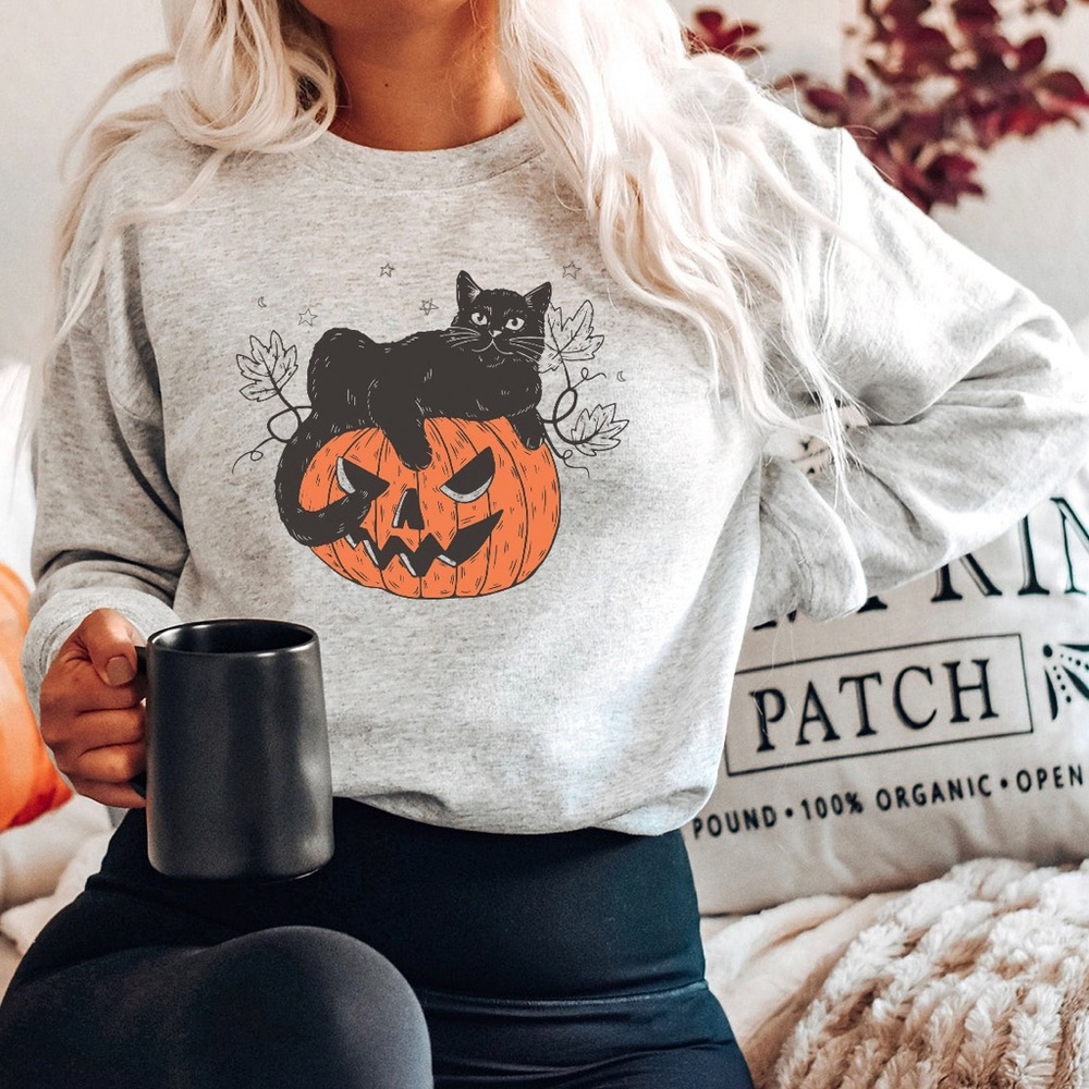 🐈‍⬛🎃Halloween Sweatshirt🎃🐈‍⬛